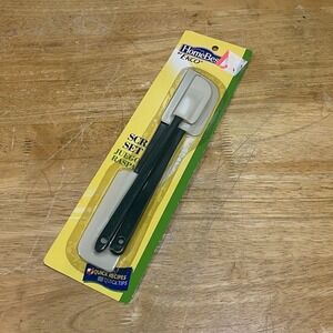 Vtg Ekco Green Spatula Scraper‎ Set Home best Avocado Plastic Rubber